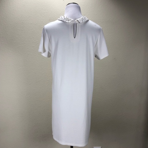 Forever 21 Cream Pearl Collar Swing Dress - Picture 3 of 6